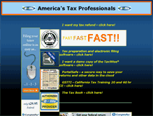Tablet Screenshot of americastax.com